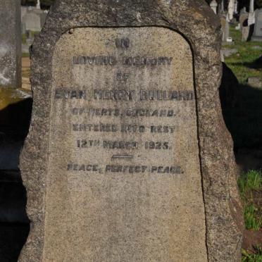 BULLARD Evan Henry -1925
