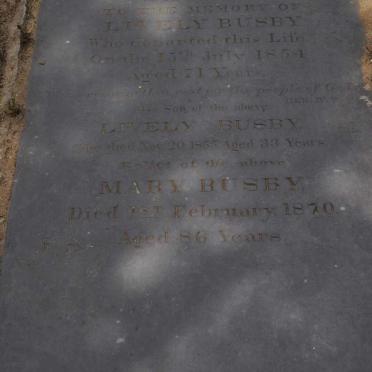 BUSBY Lively -1854 :: BUSBY Lively -1855 :: BUSBY Mary -1870
