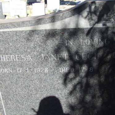 BURNS Theresa Janet Cecilia 1928-1967