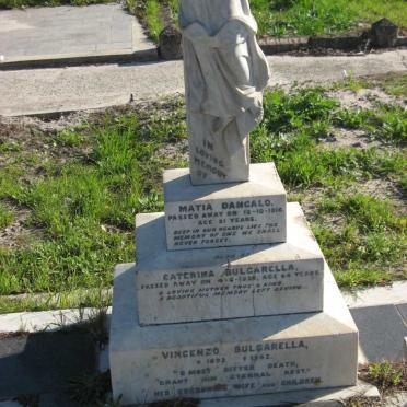 BULGARELLA Vincenzo 1892-1942 &amp; Caterina -1938 :: DANGAZO Matia -1916