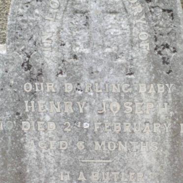 BUTLER Henry Joseph -1899