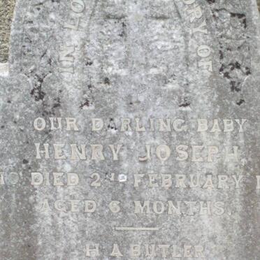 BUTLER Henry Joseph -1899