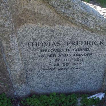 BURGER Thomas Fredrick 1911-1995