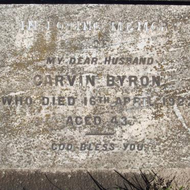 BYRON Carvin -1922