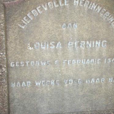 BERNING Louisa -1946