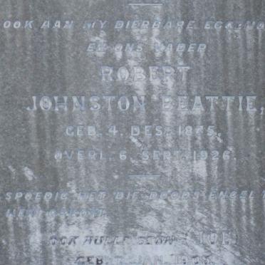 BEATTIE Robert Johnston 1875-1926