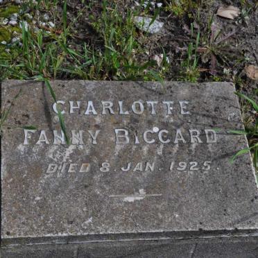BICCARD Charlotte Fanny -1925