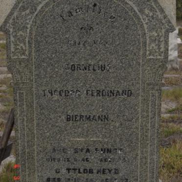 BIERMAN Cornelius Theodore Ferdinand -1946