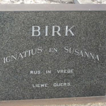 BIRK Ignatius &amp; Susanna