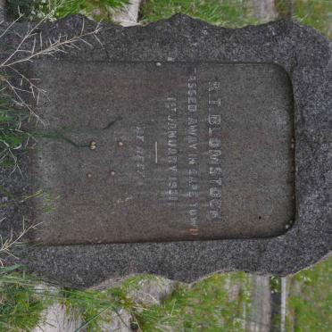 BLOMSTOCK R.T. -1931