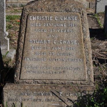 CHASE Stuart C. -1916 &amp; Christie C. -1915