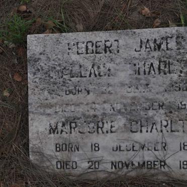 CHARLTON Herbert James Wallace 1898-1967 &amp; CHARLTON Marjorie 1895-1992 