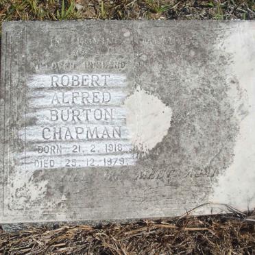 CHAPMAN Robert Alfred Burton 1918-1979