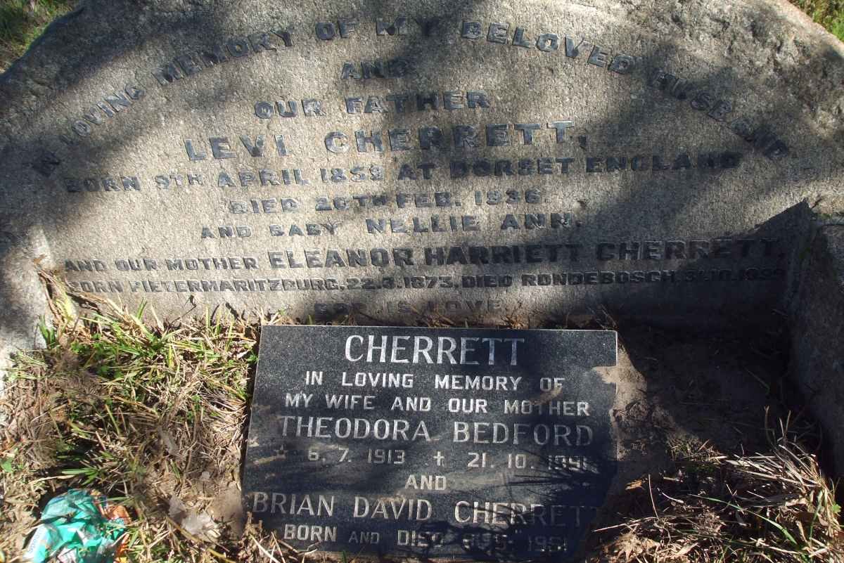 CHERRETT Levi 1859-1936 &amp; Eleanor Harriett 1873- :: CHERRETT Nellie Ann