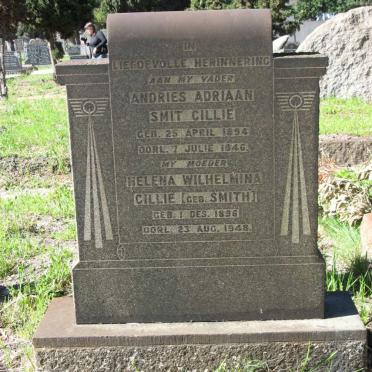 CILLIE Andries Adriaan Smit 1894-1946 &amp; Helena Wilhelmina SMITH 1896-1948
