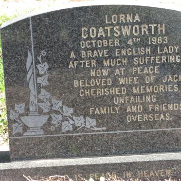 COATSWORTH Lorna -1983