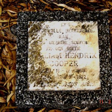 COOPER William Hendrik 1968-1972