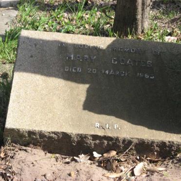 COATES Mary -196?