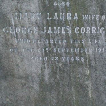 CORRIGAN George James -1910 &amp; Laura -1916 