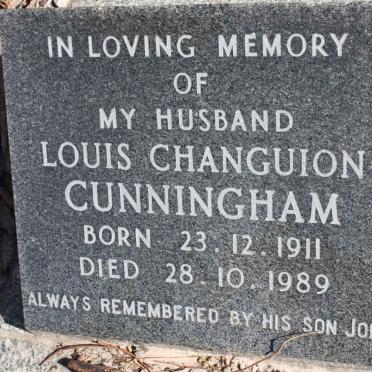 CUNNINGHAM Louis Changuion 1911-1989