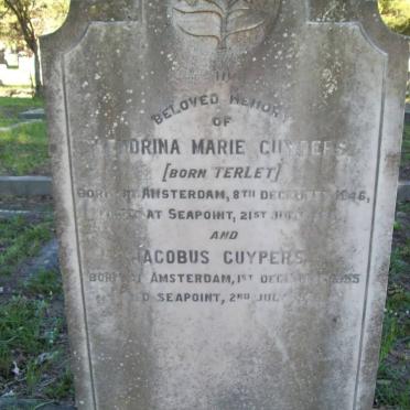 CUYPERS Jacobus 1855-? &amp; Hendrina Marie TERLET 1846-?