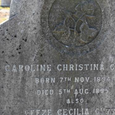 CURRY Caroline Christina 1894-1895