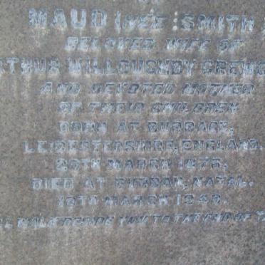 CREWCOCK Maud nee SMITH 1876-1949