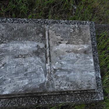 CRAMFORD Richard John Sinclair 1912-1983 &amp; Frances Ada VON MOLTKE 1912-1962