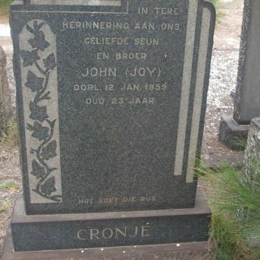 CRONJE John -1959