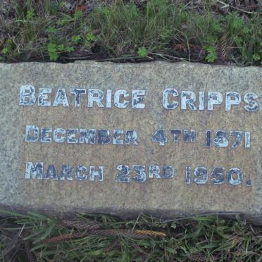 CRIPPS Beatrice 1871-1950