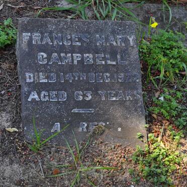 CAMPBELL Frances Mary -1922