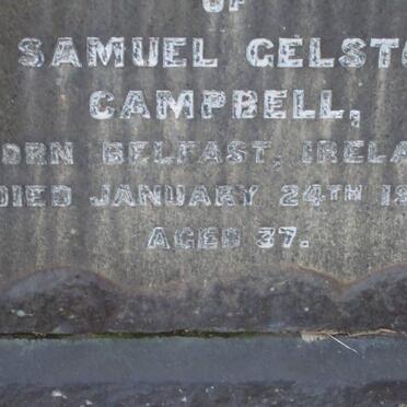 CAMPBELL Samuel Gelston -1921