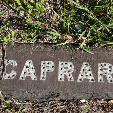 CAPRARA C.J.J. nee DE KOCK 1921-1980
