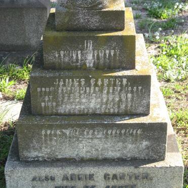 CARTER James 1857-1921 &amp; Annie -1921