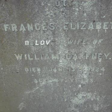 CAFFNEY Francis Elizabeth -1924