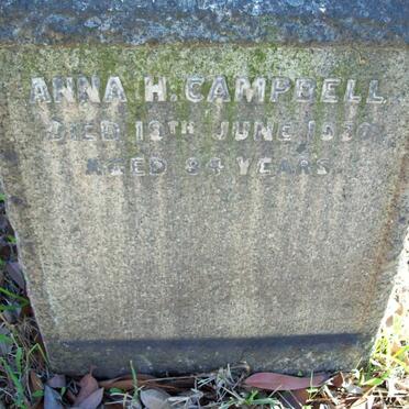 CAMPBELL Anna H. -1930 :: CAMPBELL Margaret D. -1917 :: CAMPBELL Mary S. -1922