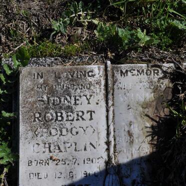 CHAPLIN Sidney Robert 1902-1960 &amp; Winnie Grace Mc?