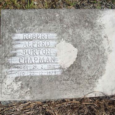 CHAPMAN Robert Alfred Burton 1918-1979