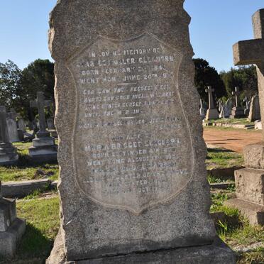 CLEGHORN Charles Fuller 1840-1916 &amp; Maria Bridget 184?-192? :: BARKE? Maria Bruce -1956