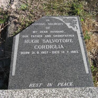 CORDIGLIA Hugh Salvatore 1907-1983