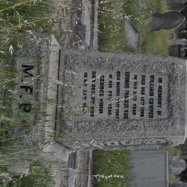 COWPER William -1900 :: VINE Edward Francis -1907 :: PIMM George -1909