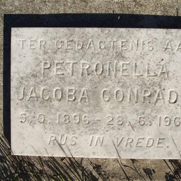 CONRADIE Petronella Jacoba 1896-1964