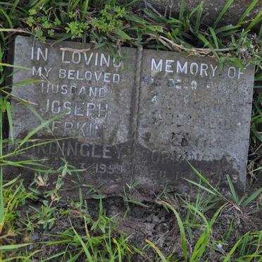 CORDINGLEY Joseph Perkin -1959 &amp; Katherine Adelheid Bertha -1968