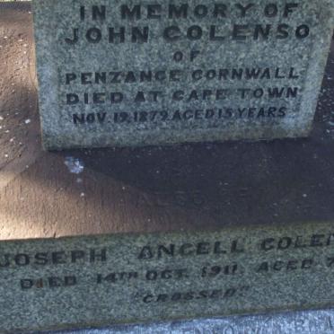 COLENSO John  -1879 