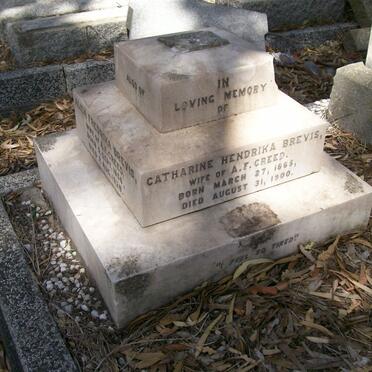 CREED Catherine Hendrika nee BREVIS 1865-1900