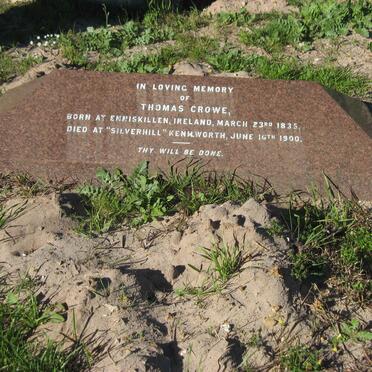 CROWE Thomas 1835-1900