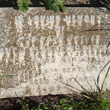 CULBERTSON Annie Clarke nee NEALE  -1960 