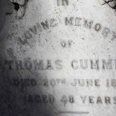 CUMMING Thomas -1866