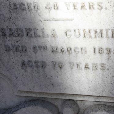 CUMMING Isabella -1895