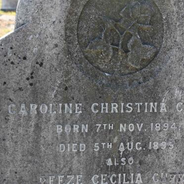 CURRY Caroline Christina 1894-1895
